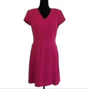 Linda Allard Ellen Tracy Fuschia Pink Dress - 4